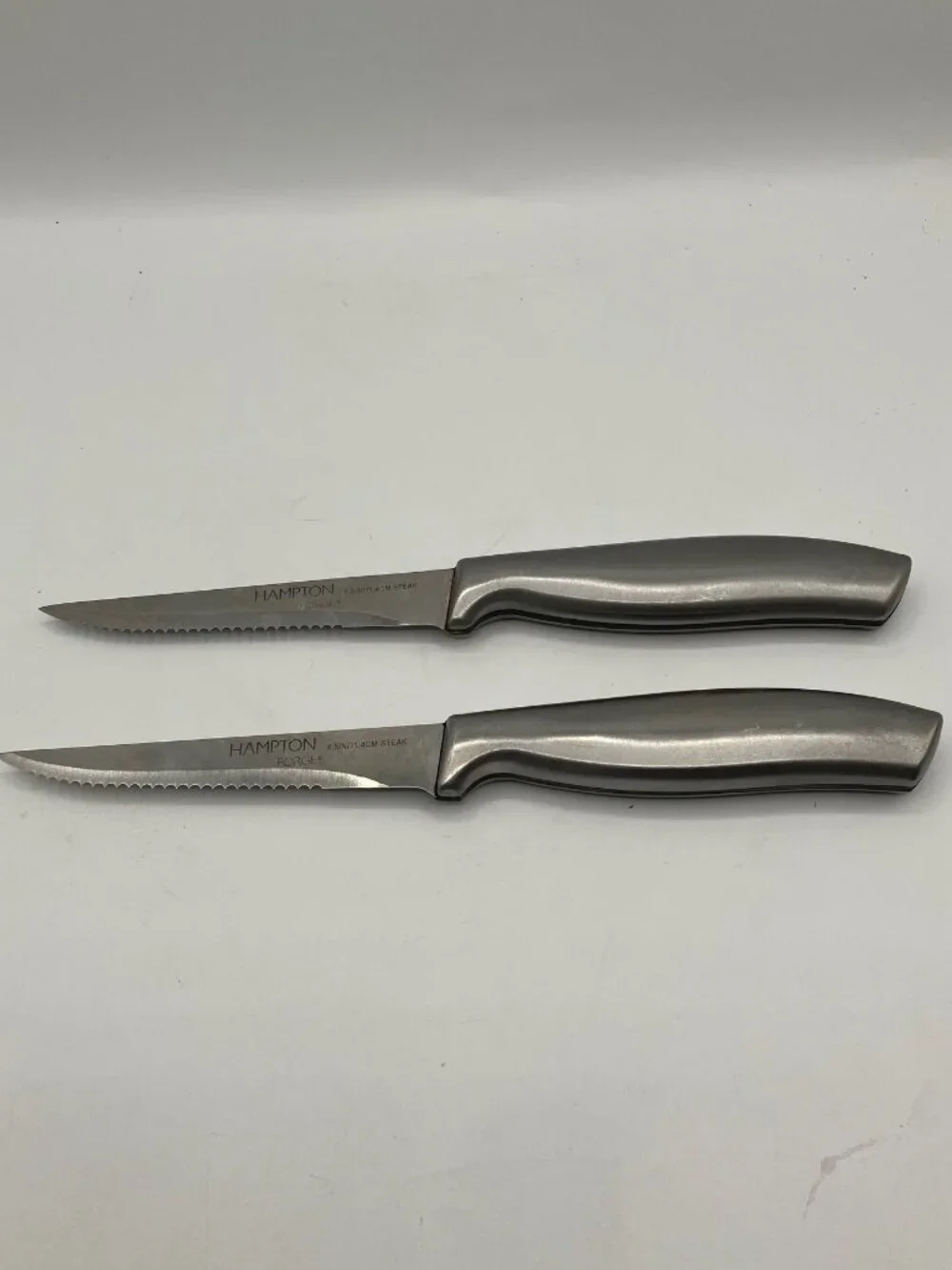 Hampton Forge Steak Knives Set of Two Kobe Superior Stainless Steel
